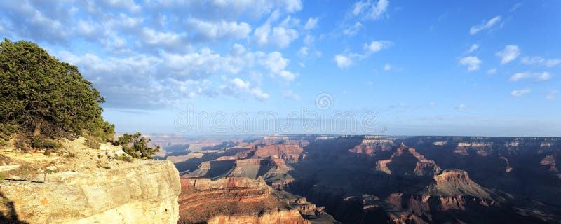 Panoramic view of Grand Canyon
