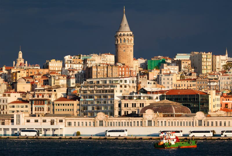 Panoramic view of Istanbul city