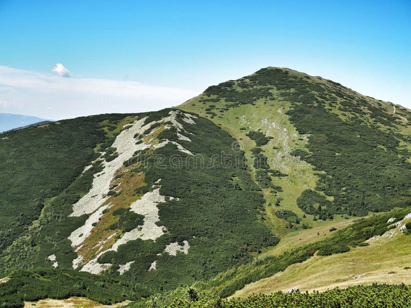 Národný park Malá Fatra na Slovensku. Krásna scenéria hôr