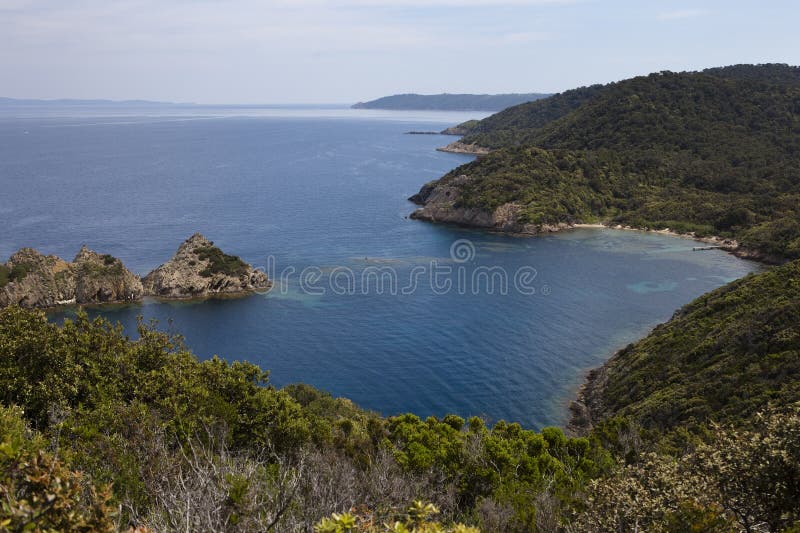 Panoramic view of Mediteranean Sea