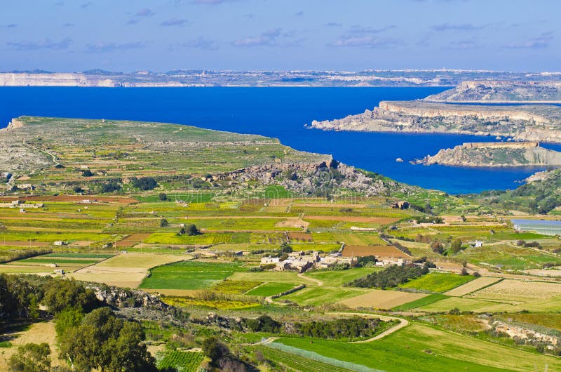 Panoramic shoreline Malta