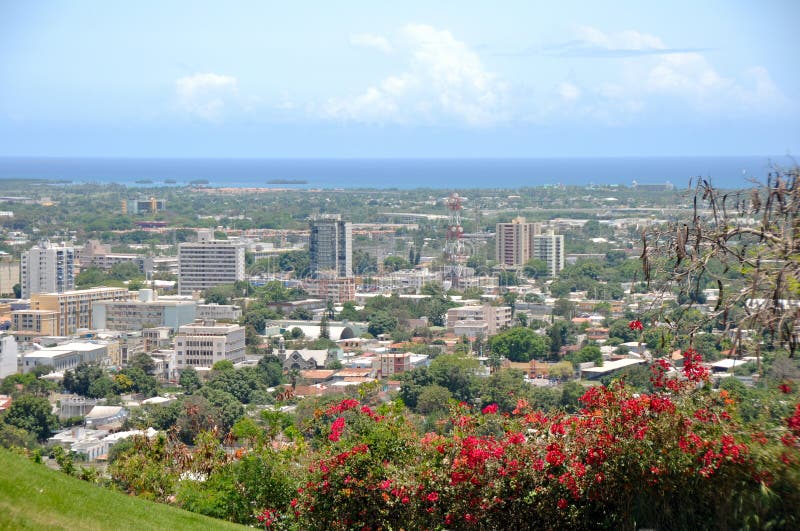Panoramic view of Ponce, Puerto Rico