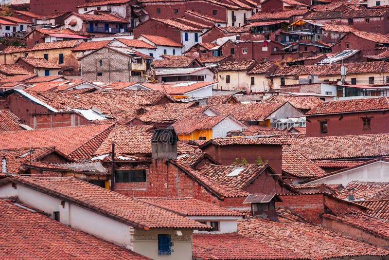 The Roofs of the Houses of Cusco, Peru Stock Image Image of cusco, destination 113096017
