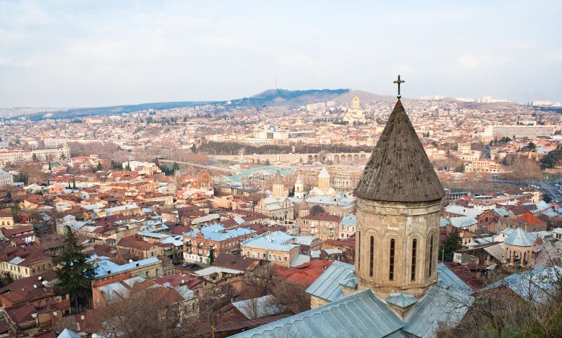 Panoramic view. Tbilisi. Georgia.