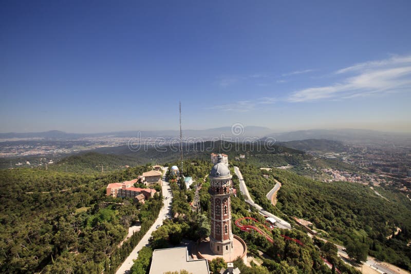 Panoramic view from Tibidabo area