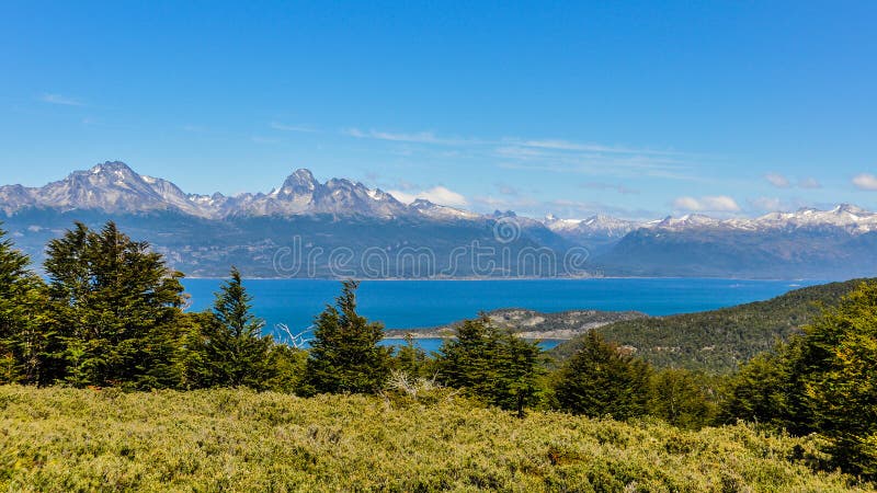 Panoramic view, Tierra del Fuego National Park, Ushuaia, Argentina