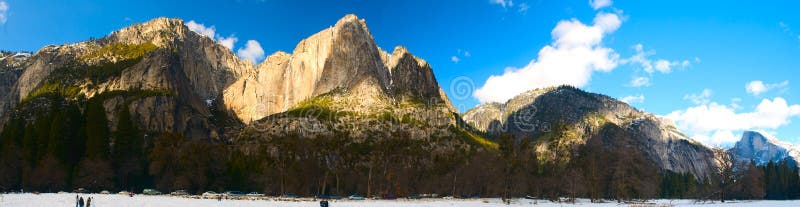 Panoramic view of Yosemite National Park