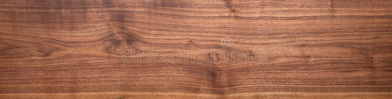 Panoramic wood plank texture background. Walnut wood plank natural texture. Long plank texture background. Panoramic background el stock photography