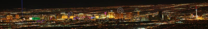 panoramiczny las pasek Vegas obraz stock panoramiczny las pasek Vegas obraz stock