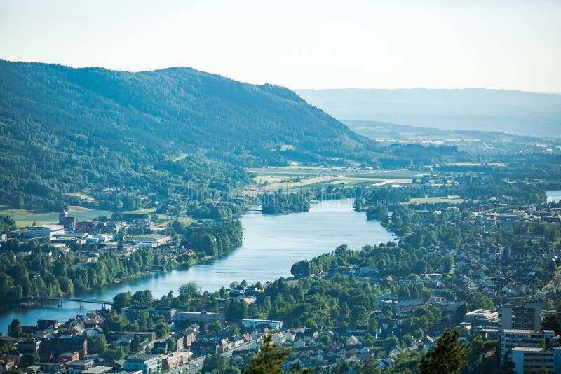 Drammen, Norwegia zdjęcie stock. Obraz złożonej z port 76297060