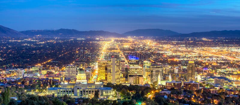 Panoramiczny W centrum Salt Lake City