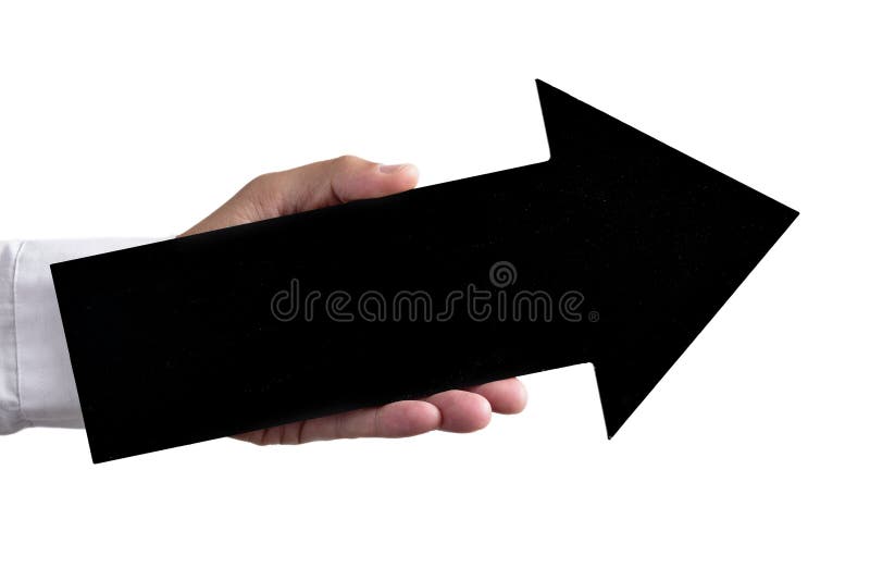 Panou de semnalizare în formă de arc, orientat ușor în sus stock images