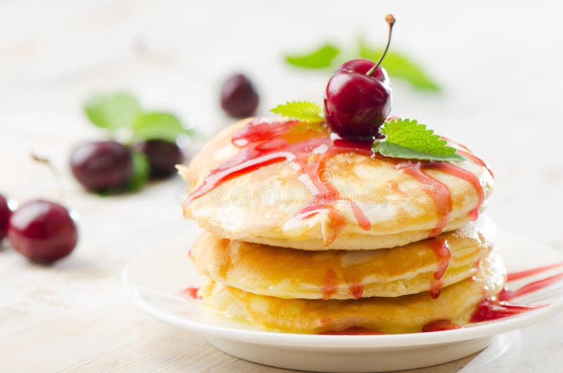 Panquecas imagem de stock