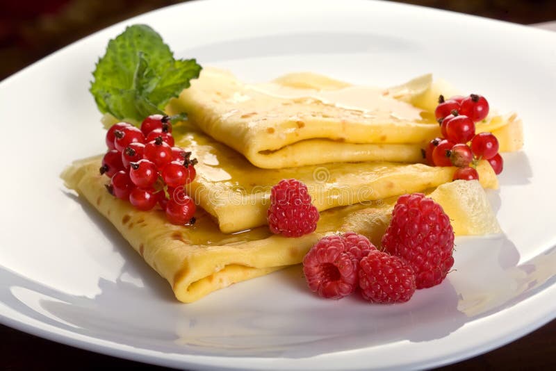 Panquecas imagens de stock