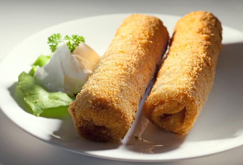 Panquecas fritas imagem de stock royalty free