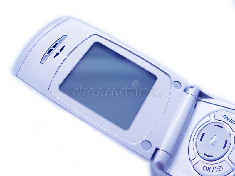Pantalla en blanco del teléfono móvil fotografía de archivo libre de regalías Pantalla en blanco del teléfono móvil fotografía de archivo libre de regalías
