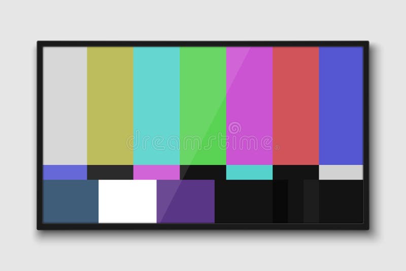 Pantalla realista de la TV libre illustration Pantalla realista de la TV libre illustration