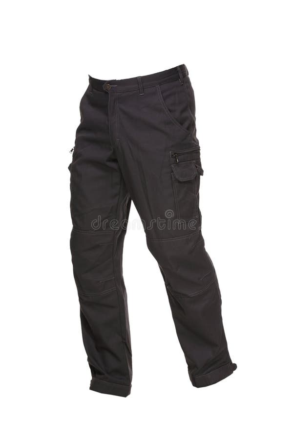 Pantalones De Trabajo Negros Para Una Fábrica En Trasero de archivo - Imagen de chaqueta, giratorio: 182563736