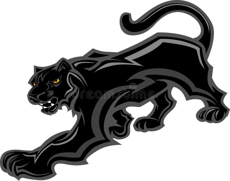 Panther Mascot Body Graphic