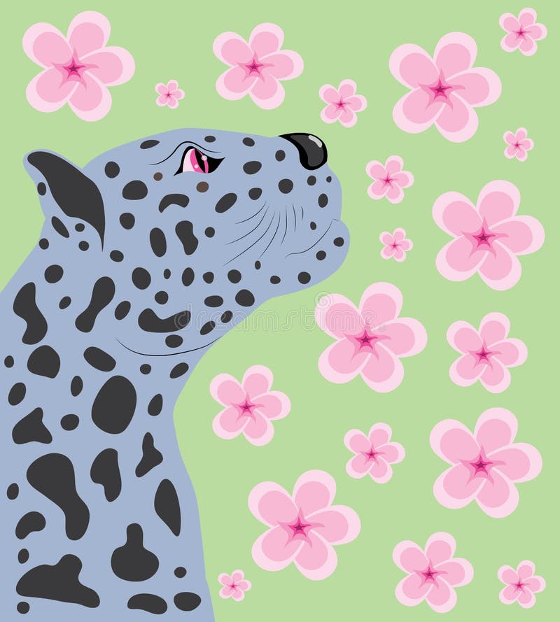 Panther and Oriental cherry.