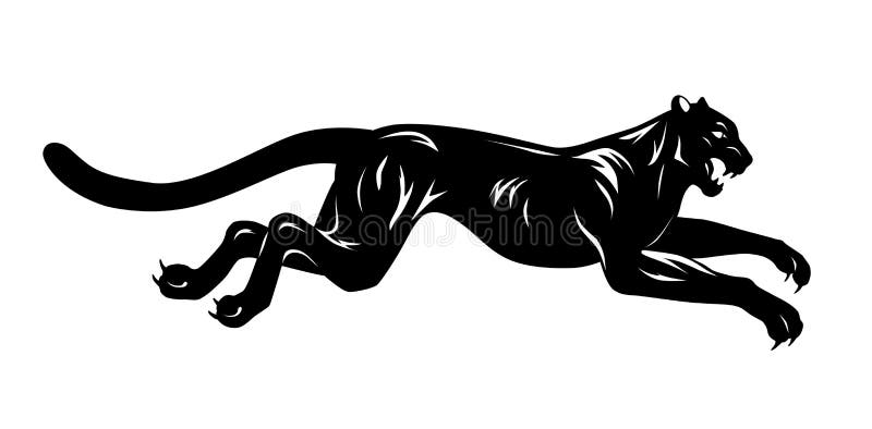 Panthère noire illustration libre de droits Panthère noire illustration libre de droits