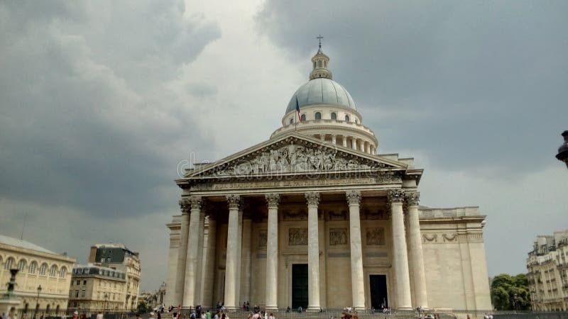 The Pantheon in the city of Paris, France. stock photos The Pantheon in the city of Paris, France. stock photos