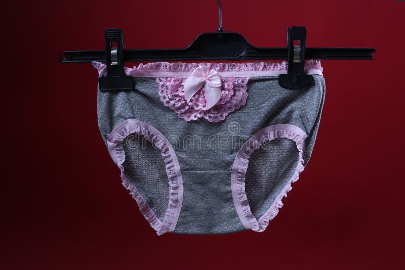 Panties On The Hanger Stock Image Image Of Backgroun