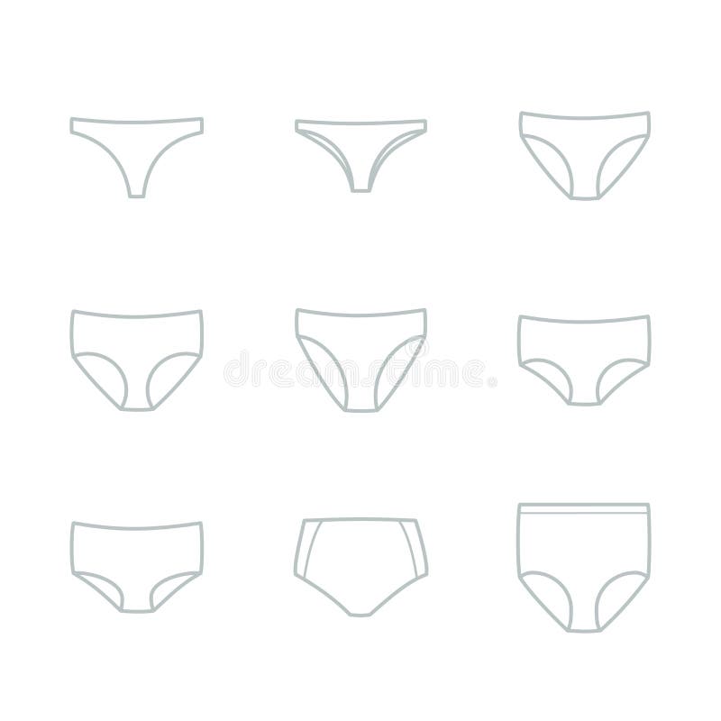 Woman Underwear Thong Pants Technical Sketches Back And Front Parts Royalty  Free SVG, Cliparts, Vectors, and Stock Illustration. Image 101207806.