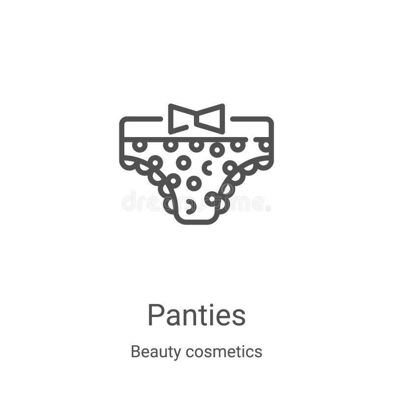 Panties linear icon stock vector. Illustration of fashion 167274555
