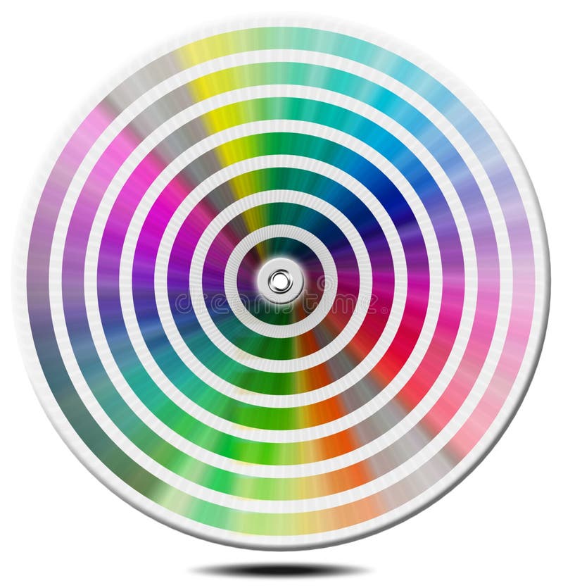 Pantone Color Palette - blur circle royalty free illustration