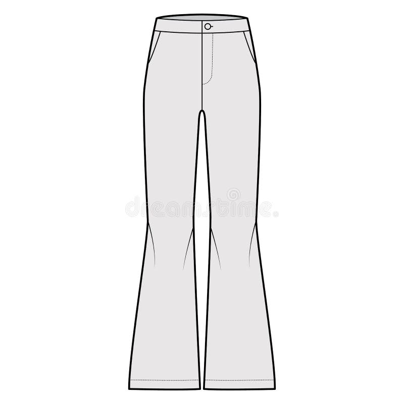 Flared Pants Stock Illustrations – 389 Flared Pants Stock Illustrations ...