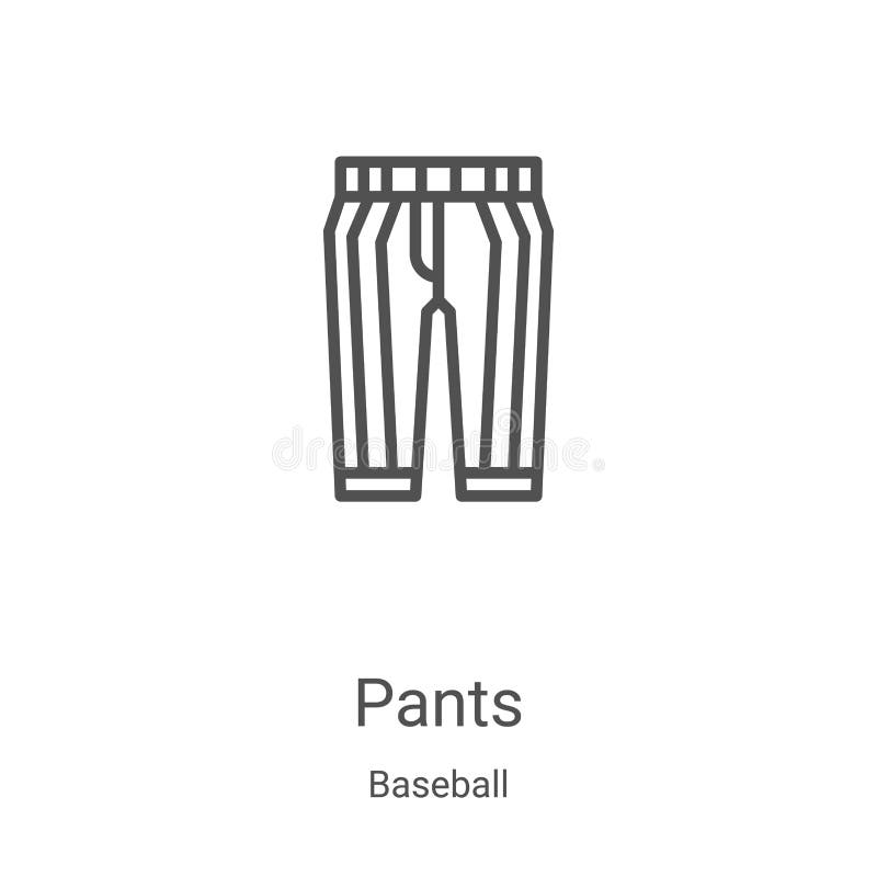 Baseball Pants Template Stock Illustrations 309 Baseball Pants