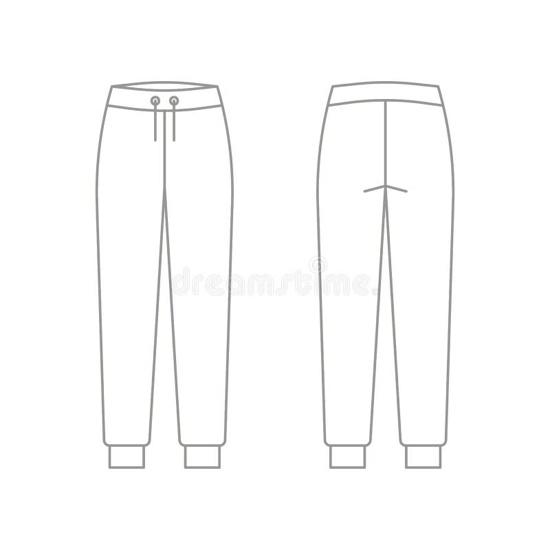 Joggers Template Stock Illustrations – 1,256 Joggers Template Stock ...