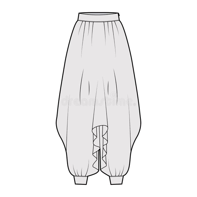 Oversized Pants Stock Illustrations – 283 Oversized Pants Stock ...