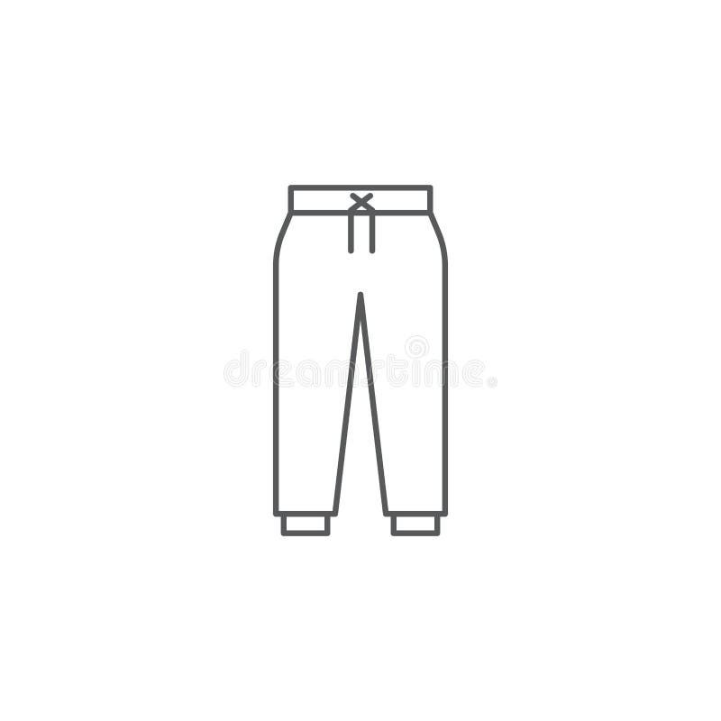 Pants Trouser Símbolo De Icono Vectorial Aislado En Fondo Blanco  Ilustración del Vector - Ilustración de ocasional, elegancia: 179860914
