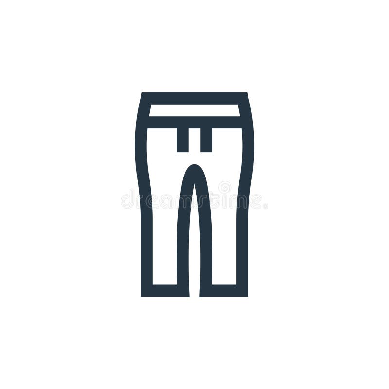 Pants Vector Icon. Pants Editable Stroke. Pants Linear Symbol for Use