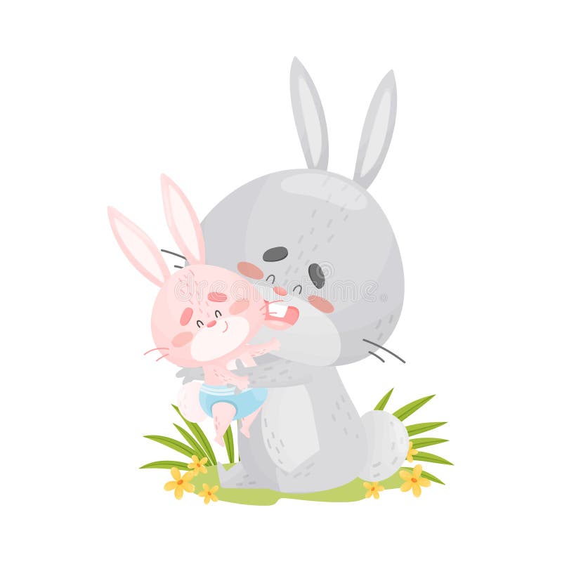 Papá Conejo Con Hija Sentada En Un Prado. Ilustración Del Vector En Un Fondo Blanco Ilustración del Vector - Ilustración de rosa, hija: 158939284 Papá Conejo Con Hija Sentada En Un Prado. Ilustración Del Vector En Un Fondo Blanco Ilustración del Vector - Ilustración de rosa, hija: 158939284