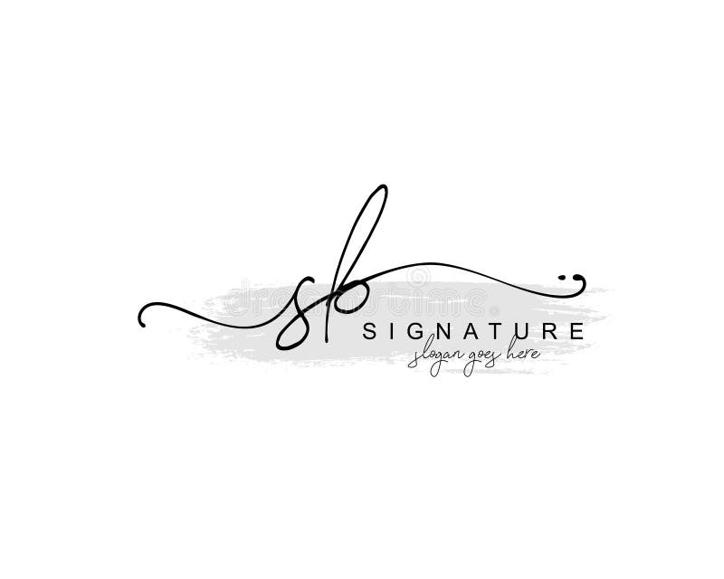 Sb Signature Stock Illustrations – 253 Sb Signature Stock Illustrations ...