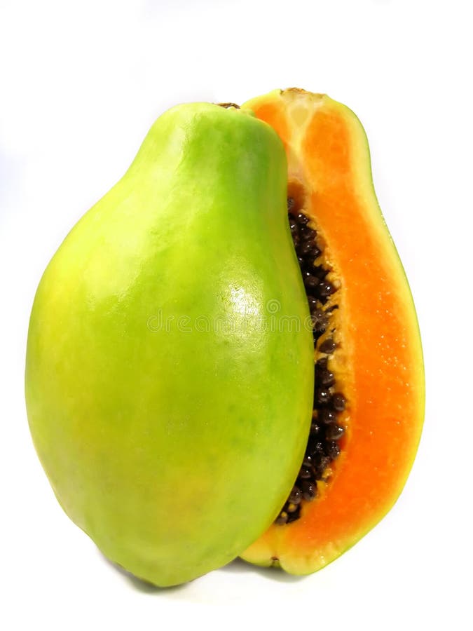 Papaya sliced