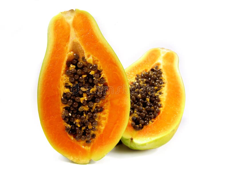 Papaya sliced