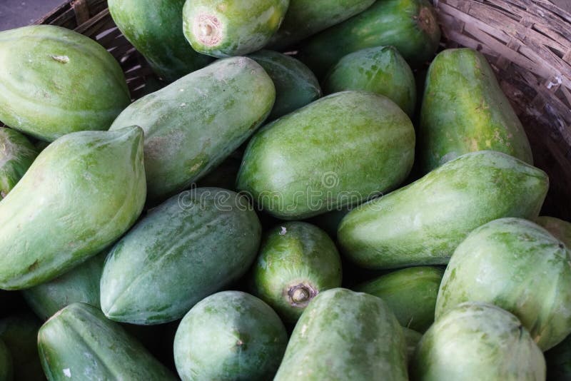 Papaya Stand on the Market Papaya Fruit . Papaya Stand on the Market Papaya Fruit on the