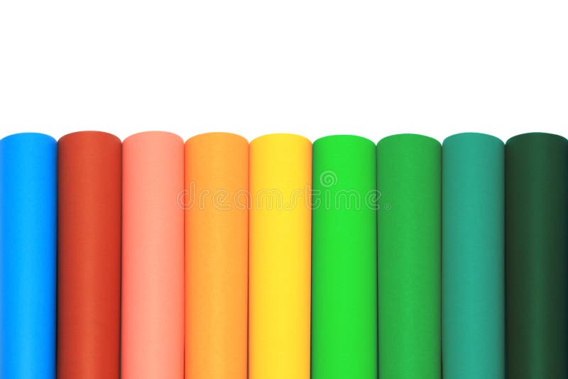 Círculo de papel de colores imagenes de archivo