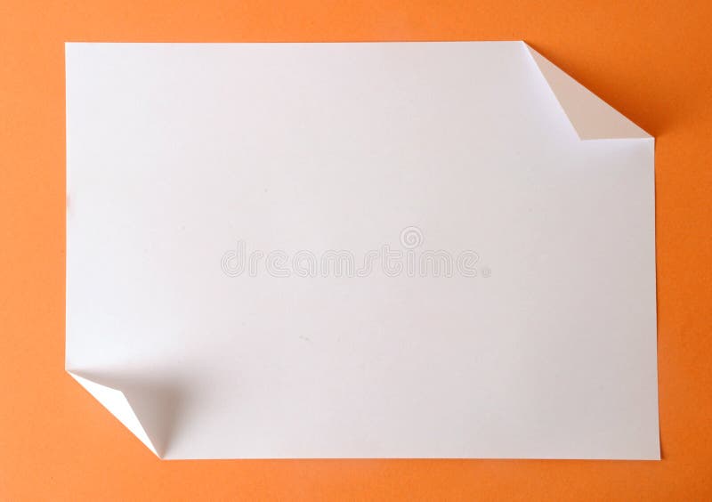 Papel branco foto de stock royalty free