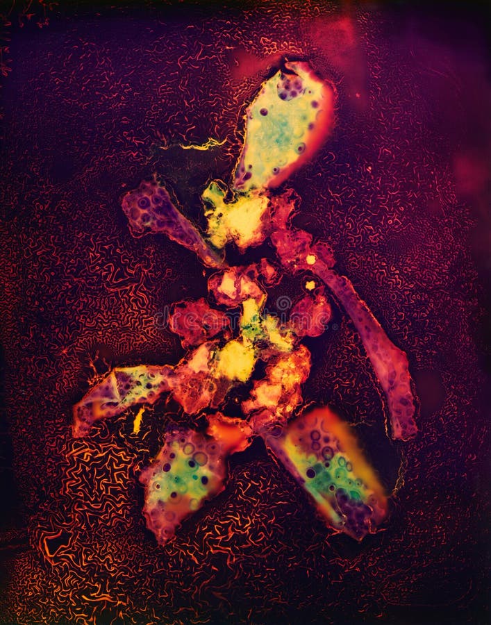 Papel de parede da textura do projeto do Fractal ilustração do vetor