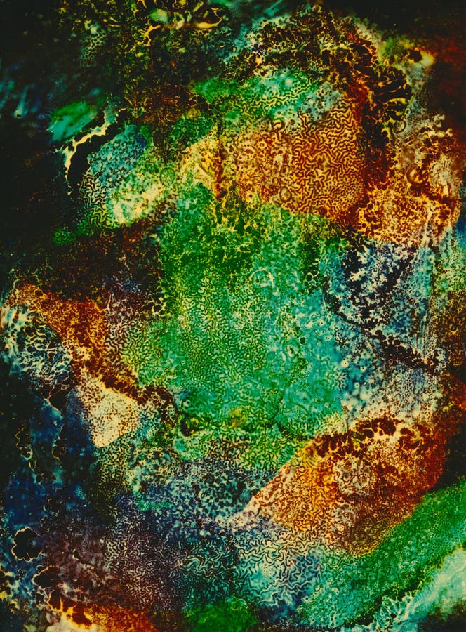 Papel de parede da textura do projeto do Fractal ilustração stock