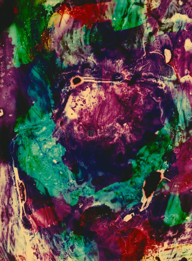 Papel de parede da textura do projeto do Fractal ilustração royalty free