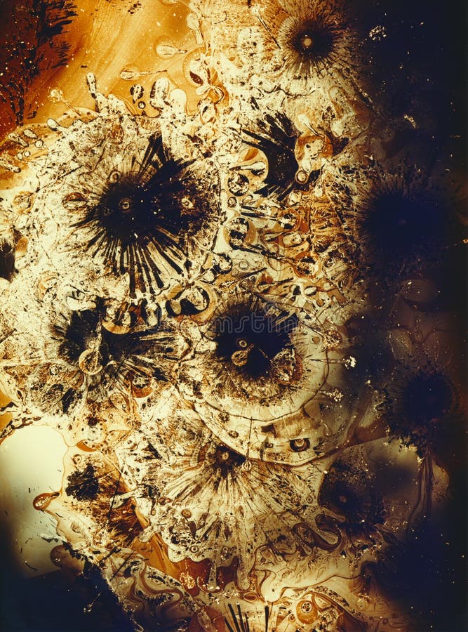 Papel de parede da textura do projeto do Fractal ilustração stock