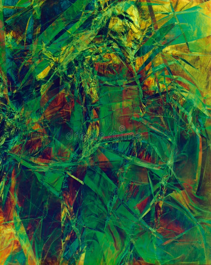 Papel de parede da textura do projeto do Fractal ilustração do vetor