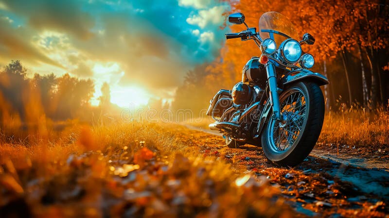 Motorcycle wallpaper in nature. Motorcycle wallpaper in nature.