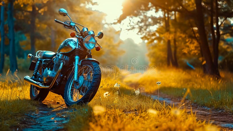 Motorcycle wallpaper in nature. Motorcycle wallpaper in nature.